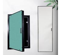 Grand panneau d'accès caché pour cloison sèche et gypse Cadre noir 66 x 127 cm Idéal pour accéder aux tuyaux et vannes d'eau Solution d'accès au grenier et au plafond.