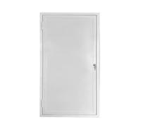 Grand panneau d'accès en métal blanc avec serrure/clés, rabat de porte d'inspection, armoire couverture boîte à fusibles de porte service aluminium plaques de plâtre murs plafonds(26x20in/66x51cm)