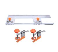 Grand panneau de tiroir en métal - Pince de fixation pour le travail du bois - Pour le positionnement du panneau avant de meubles - Gabarit de serrage