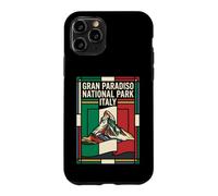 Grand Paradiso National Park Italie Drapeau Vintage Voyage Coque pour iPhone 11 Pro