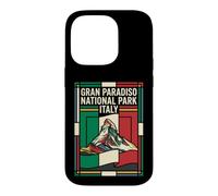 Grand Paradiso National Park Italie Drapeau Vintage Voyage Coque pour iPhone 14 Pro