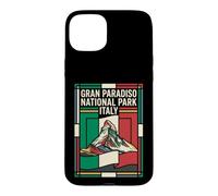 Grand Paradiso National Park Italie Drapeau Vintage Voyage Coque pour iPhone 15 Plus