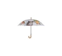 Grand parapluie bois et métal toile polyester Hiver