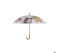 Grand parapluie bois et métal toile polyester Hiver