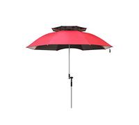Grand Parapluie de pêche Ajustement Universel Anti-Ultraviolet et béquilles extérieures à l'épreuve de la Pluie(Rosso,2.2M)