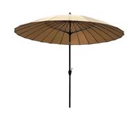 Grand parasol de terrasse de 270 cm, protection UV, avec manivelle et inclinaison, 24 baleines, idéal pour balcon et utilisation sur le marché, Shanghai