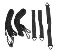 Grand parasol déporté pour jardin, sangle fixe, protection contre le vent, sangle fixe, parasol déporté