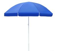 Grand parasol d'extérieur 2 x 2 m avec tissu Oxford 300D et cadre en alliage d'acier pour jardin, terrasse, marché, étal, pique-nique, vacances, protection contre le soleil (bleu 2)