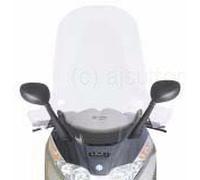 Grand Pare-Brise sans Support Piaggio, Clair, 857 Mm, Homologué, 622208
