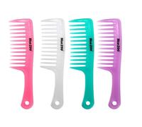 Grand Peigne À Dents Larges Antistatique Poignee Droite Demêlant Reduire La Perte De Cheveux Peigne Coiffure Salon Brosse À Cheveux Outil Offre Speciale