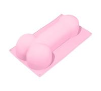 Grand Pénis Cube de glace en silicone gâteau au chocolat Fondant Plateau Savon cuisson Moule 27.5x16.5x7.5cm (#D)