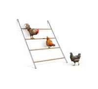 Grand perchoir pour poules 4 niveaux en bois compatible enclos