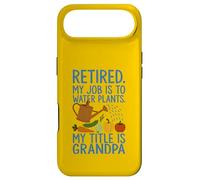 Grand-père à la Retraite, Mon Travail consiste à arroser Les Plantes, Jardinier Amusant Coque pour iPhone Air