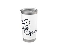 Grand-père allemand Cyclisme Vélo Gobelet isotherme en acier inoxydable double paroi