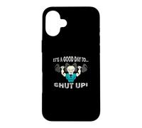 Grand père, C'est Une Bonne journée pour se taire. Coque pour iPhone 16 Plus