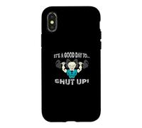 Grand père, C'est Une Bonne journée pour se taire. Coque pour iPhone X/XS