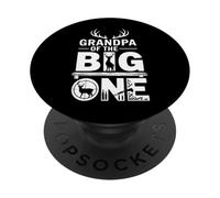 Grand-père drôle du Big One Qui Dit Hunter PopSockets PopGrip Adhésif