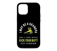Grand-père drôle Qui pêche à la Mouche Coque pour iPhone 12/12 Pro