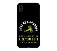 Grand-père drôle Qui pêche à la Mouche Coque pour iPhone XS Max