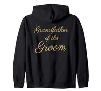 Grand-père du marié, Mariage et Mariage, Police Tan Script Sweat à Capuche