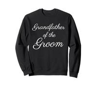 Grand-père du marié, Mariage et mariée, écriture Blanche Sweatshirt