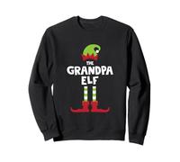 Grand-père Elfe Assorti à la Famille drôle Mignon Rassemblement de Noël fête Sweatshirt