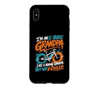 Grand-père en vélo électrique comme Un Grand-père Normal Coque pour iPhone XS Max