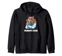 Grand-père Et Petit-Fils Ours, Grand-père Ours Et Sweat à Capuche