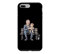 Grand-père Grandson Banc Vintage Vector Art Coque pour iPhone 7 Plus/8 Plus