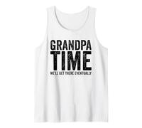 Grand-père Il est Temps Que Nous y soyons Enfin, Grand-père drôle Débardeur