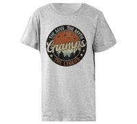 Grand-Père l'homme Le Mythe La Légende T-Shirt Enfant Basic Coton Gris