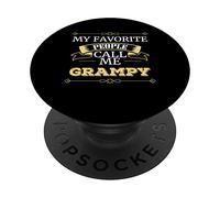 Grand-père Mes Personnes préférées m'appellent Grampy PopSockets PopGrip Adhésif