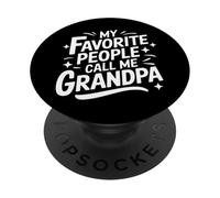 Grand-père Mes Personnes préférées m'appellent Grand-père PopSockets PopGrip Adhésif