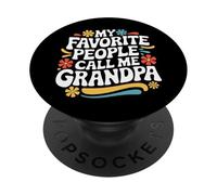 Grand-père Mes Personnes préférées m'appellent Grand-père PopSockets PopGrip Adhésif