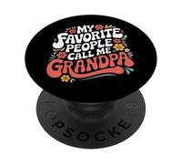 Grand-père Mes Personnes préférées m'appellent Grand-père PopSockets PopGrip Adhésif