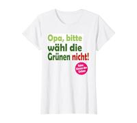 Grand-père, ne Vote Pas Les Verts! Pas de Voix aux Verts T-Shirt Graphique avec Valeur
