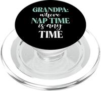Grand-père où C'est l'heure de la Sieste, n'importe Quand Nouveau Grand-père PopSockets PopGrip pour MagSafe