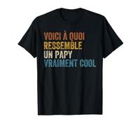 Grand-Père Papy Vraiment Cool Humour T-Shirt