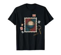 Grand Pere Philateliste Album Timbres T-Shirt