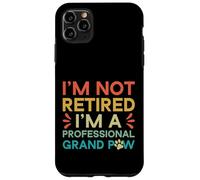 Grand-père Professionnel Non retraité, Grand-père Amateur de Chiens Coque pour iPhone 11 Pro Max