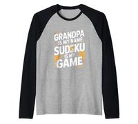 Grand-père s'appelle Sudoku, est-ce Que Je m'amuse à Jouer Manche Raglan