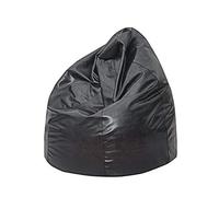 Grand petit canapé paresseux en cuir housse chaises sans remplissage tissu lin chaise longue pouf pouf canapé bouffant tatami salon (couleur : blanc patch étoile à cinq pointes4, taille : 100) (D 90)