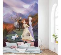 Grand Photo Papier Peint Disney Frozen 254x184 CM Mural Anna Elsa Olaf Violet
