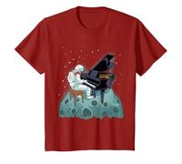 Grand Piano Shirt Enfants Pianiste Cadeau Astronaute Musique T-Shirt