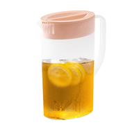 Grand pichet à eau - Grande limonade, couvercle de bouilloire portable | Carafe en verre borosilicate résistant à la chaleur facile à nettoyer avec poignée, bec verseur de qualité alimentaire