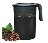 Grand pichet avec couvercle - Grand pichet d'eau froide de 2 L, résistant à la chaleur avec poignée ergonomique, récipient d'eau chaude et froide pour la maison, les voyages, l'école