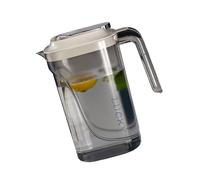 Grand pichet d ' eau froide de 2 200 ml avec poignée ergonomique et échelle, bouilloire à boissons en plastique transparent pour usage domestique et extérieur, bouilloire à jus de réfrigérateur