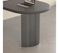 Grand Pied de Table Acrylique en Arche, Base Structurale 500x720mm pour Îlot Cuisine Lourds, Table de Conférence, Bureau Studio, Pieds de Meubles Modernes à Monter Soi-même(Black)