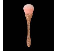 Grand pinceau de maquillage en poudre minérale pour le visage complet, outils de manucure avec manche en diamant super brillant (04)