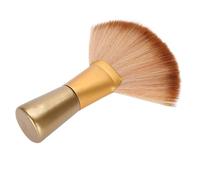 Grand pinceau professionnel pour poudre pour le bronzage et le maquillage | Brosse bronzante double usage avec poils doux | Accessoires de pinceaux à poudre pour salon et maison